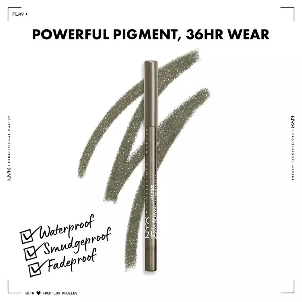 3/$12 NYX 03 All Time Olive Epic Wear Liner Stick Pencil Eyeliner